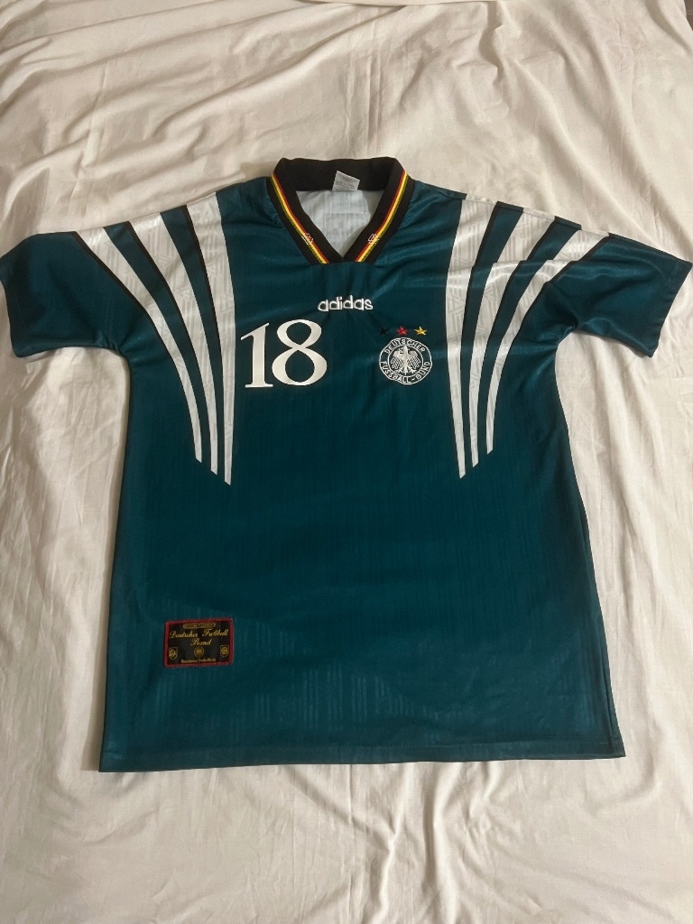 Germany 1994 world cup away jersey #18 klinsmann